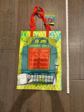 NWT Trader Joe's State Grocery Bag Collectible Regional Rare Design -New Jersey